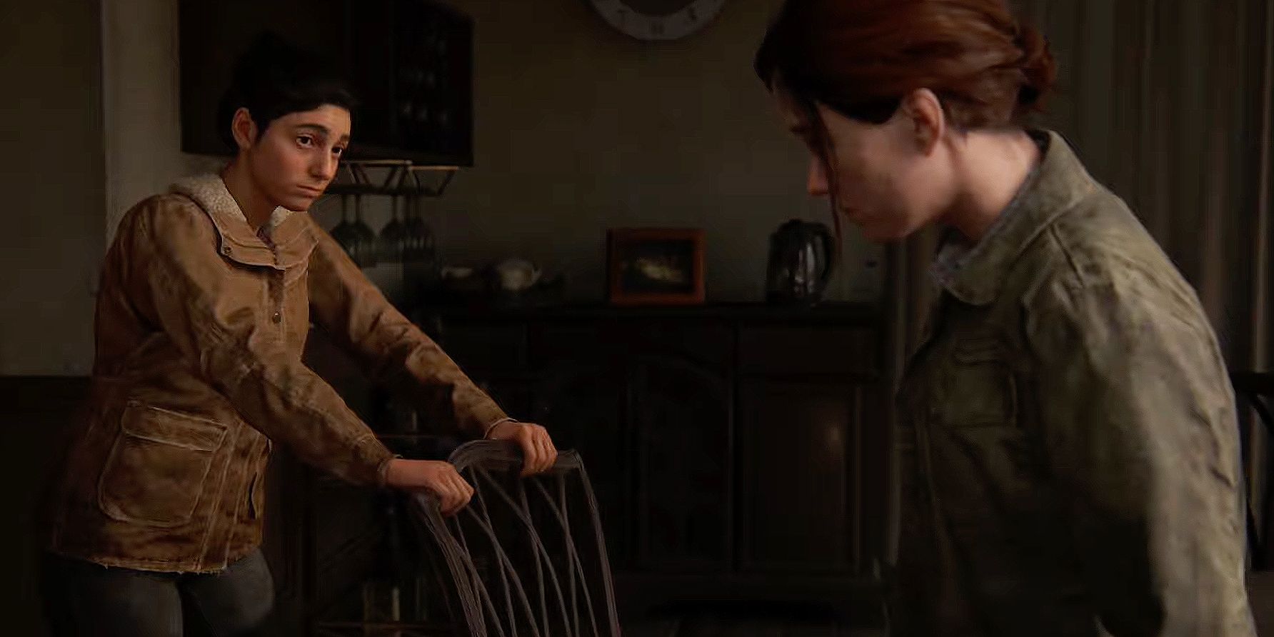 Dina and Ellie in The Last of Us 2