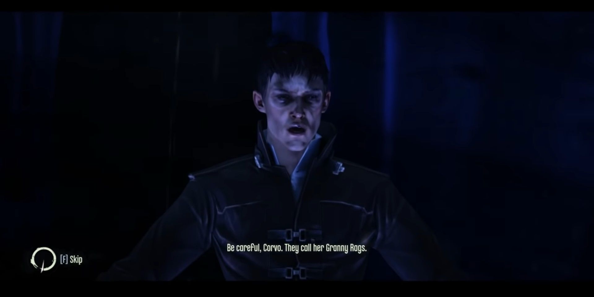 Dishonored - A silent protagonist listens to the Outsider