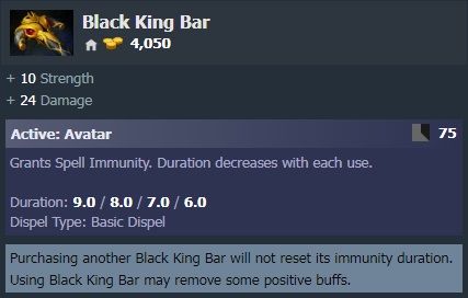 Dota 2 Black King Bar 7.29b