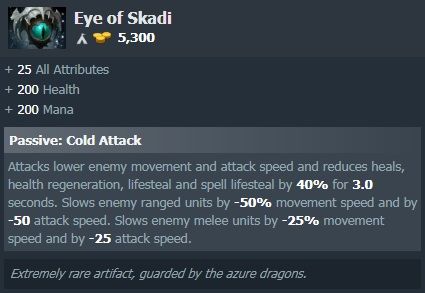 Dota 2 Eye of Skadi 7.29b