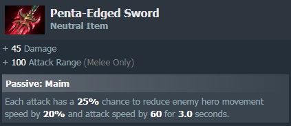 Dota 2 Penta-Edged Sword