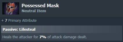 Dota 2 Possessed Mask 7.29b