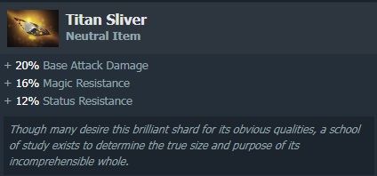 Dota 2 Titan Sliver 7.29b
