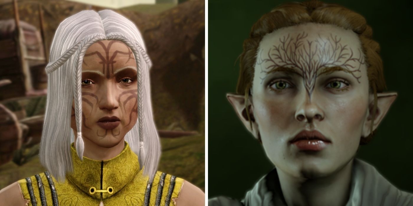 Dragon Age Elven Vallaslin