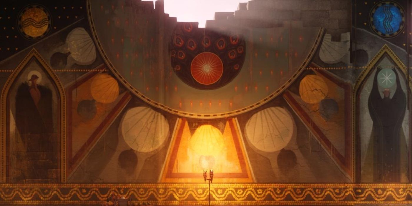 Dragon Age Inquisition Mural Elven Gods
