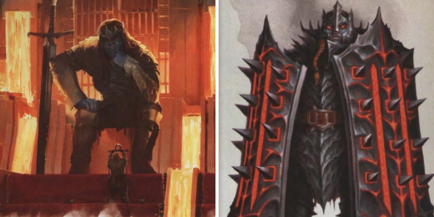 Dungeons and Dragons - A giant on a throne - A fire giant dreadnought