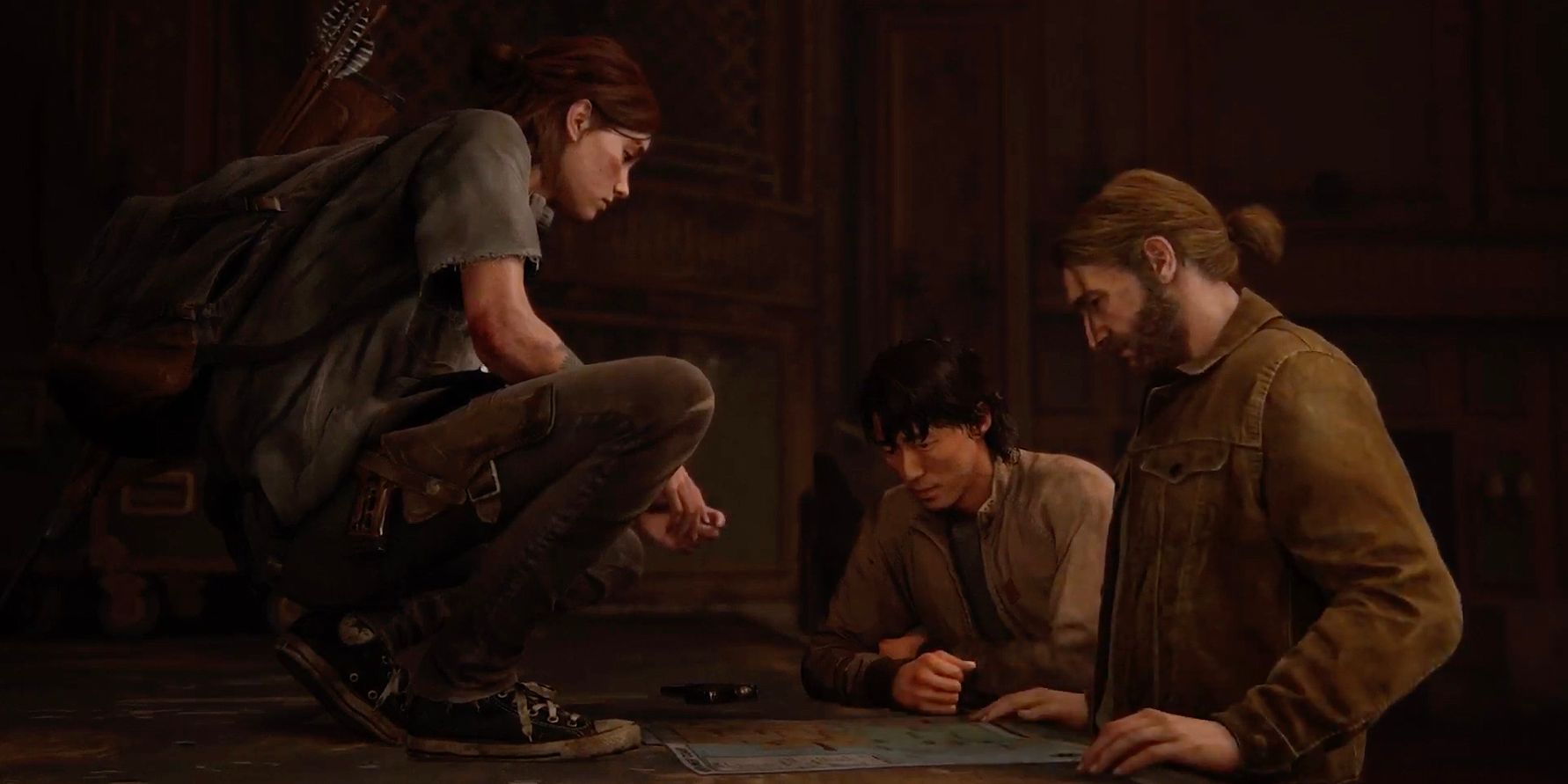 Ellie, Jesse and Tommy in The Last of Us 2