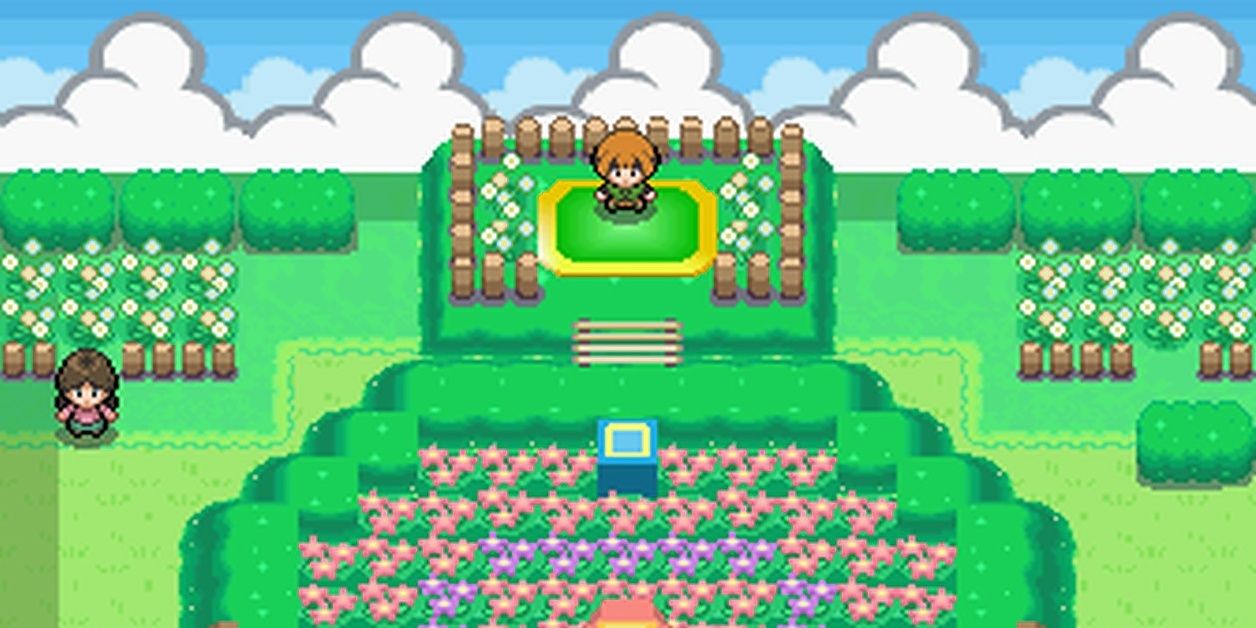 Gardenia in the Eterna Gym in Pokemon Platinum
