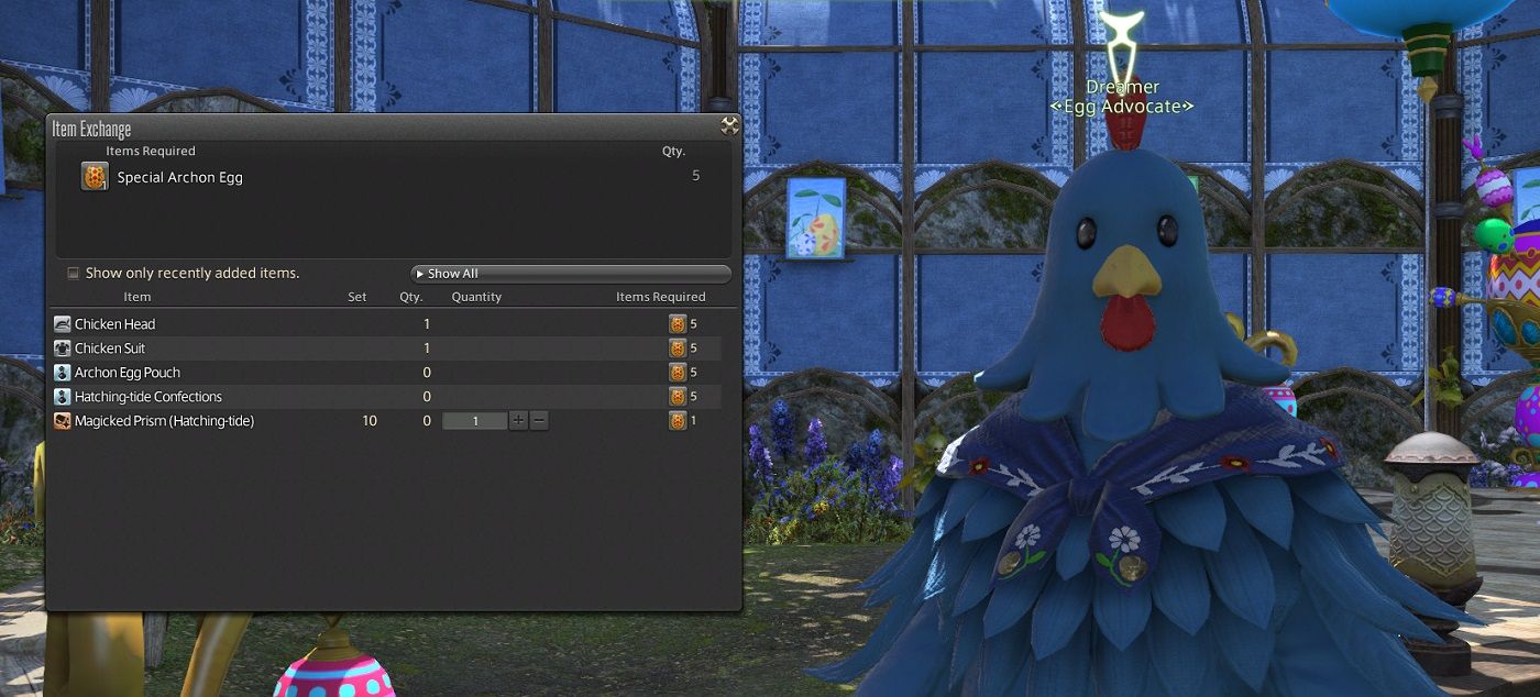 Final Fantasy 14 hatching-tide merchant wares