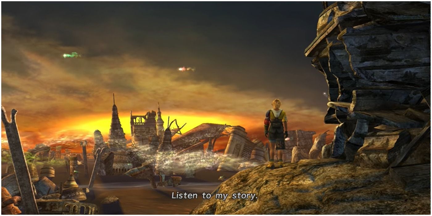 Final Fantasy X - Listen to my History - Tidus talks in FFX opening