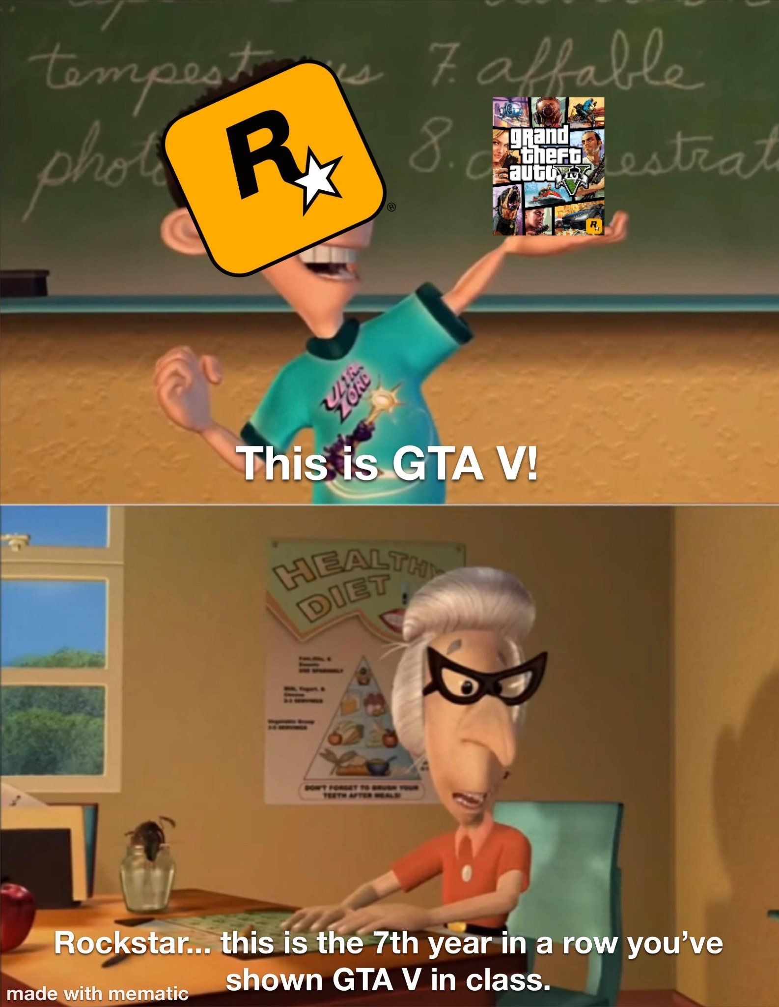 GTAV Show And Tell Again Meme