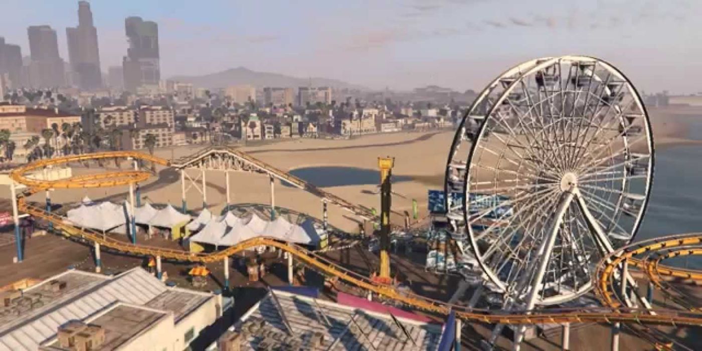 The bright and fun Del Perro Pier in GTA 5