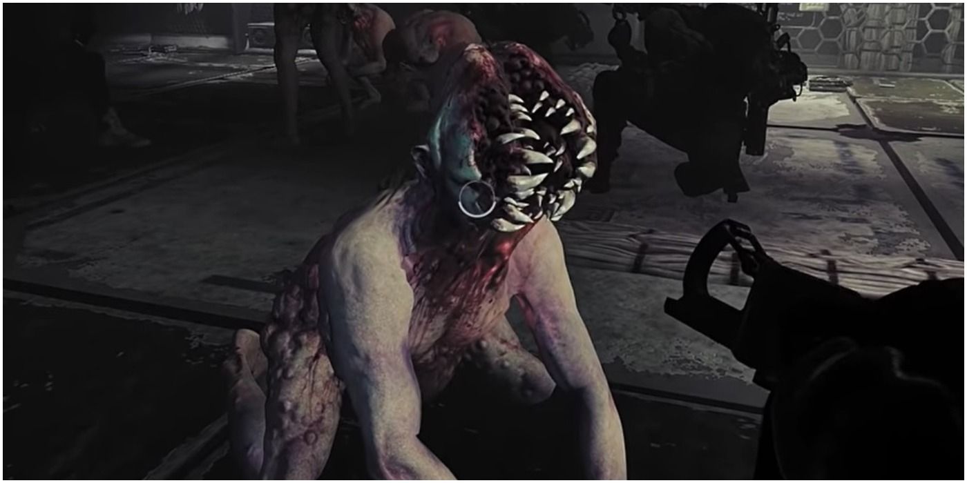 GTFO - An aberration being attacked