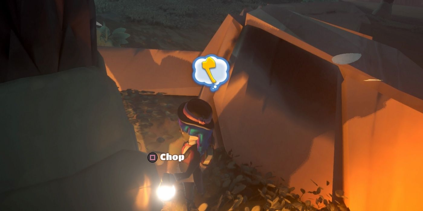 Farming Wood in Yonder