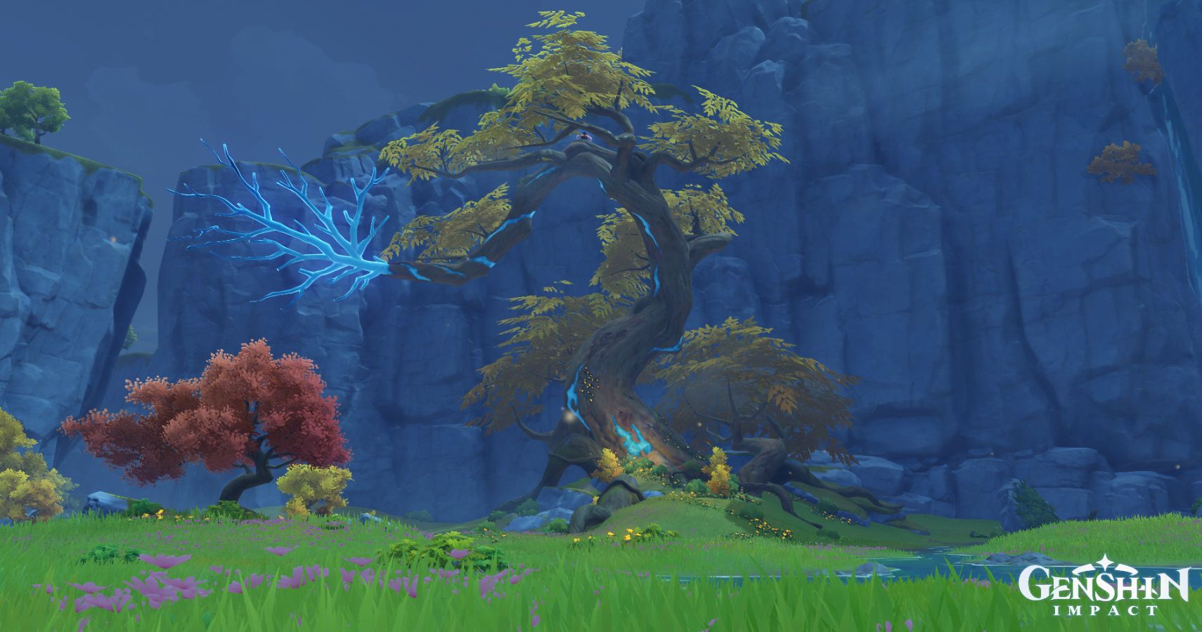 dragon-qweller tree in Liyue