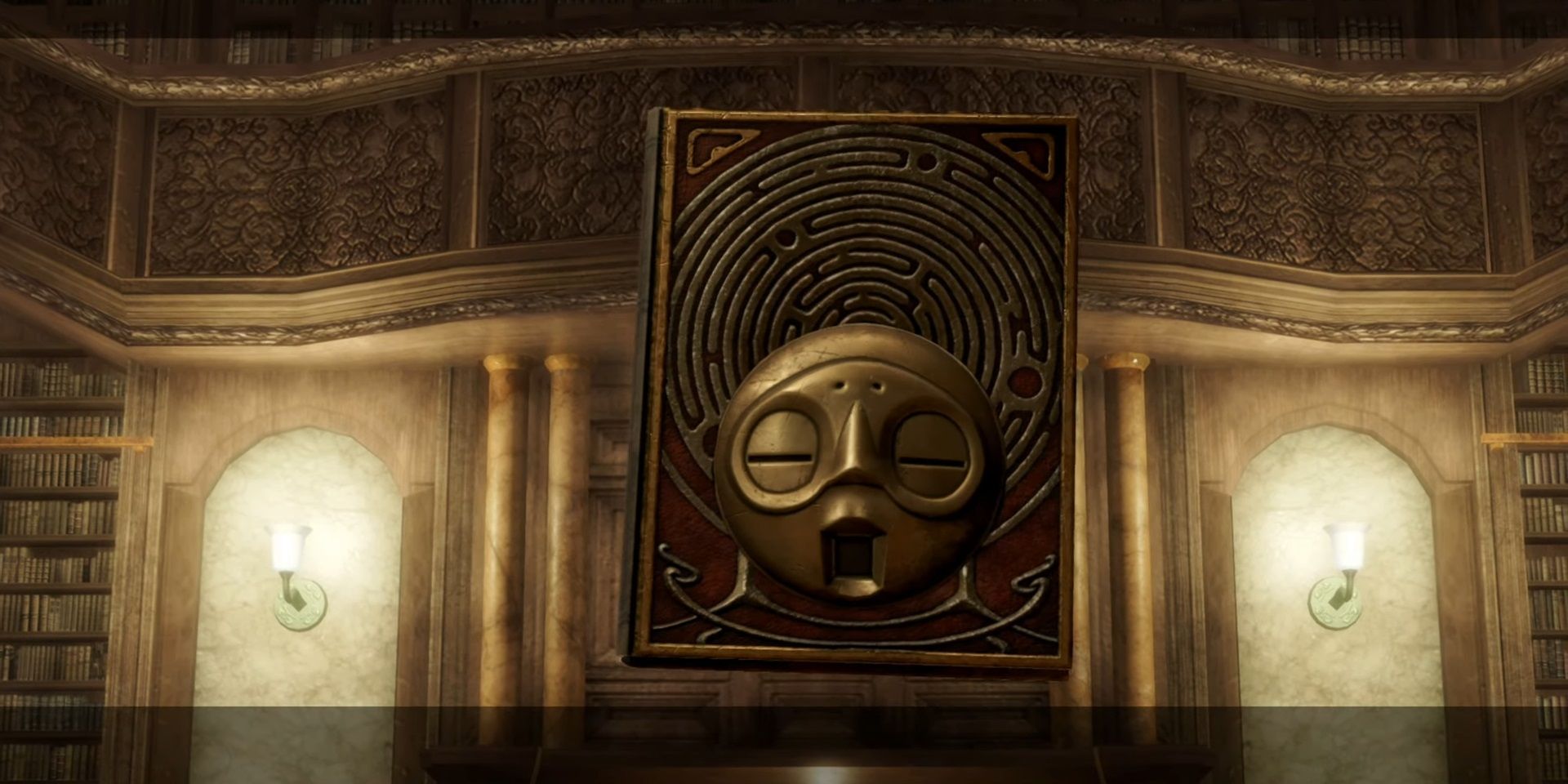 Grimoire Rubrum at the beginning of a boss fight