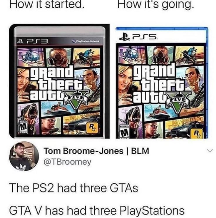 How It Started Vs How It's Going GTAV Meme