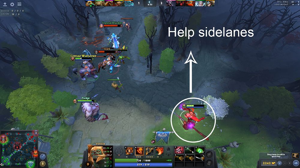 Huskar joining sidelanes