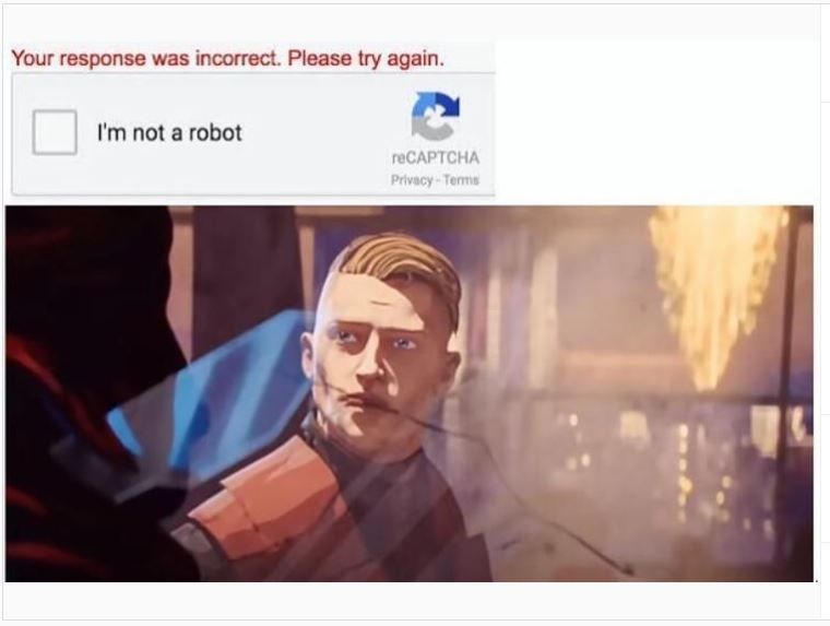 I Am Not A Robot Apex Legends Revenant Meme