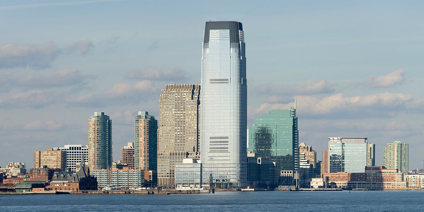 Cityscape of Jersey City, New Jersey