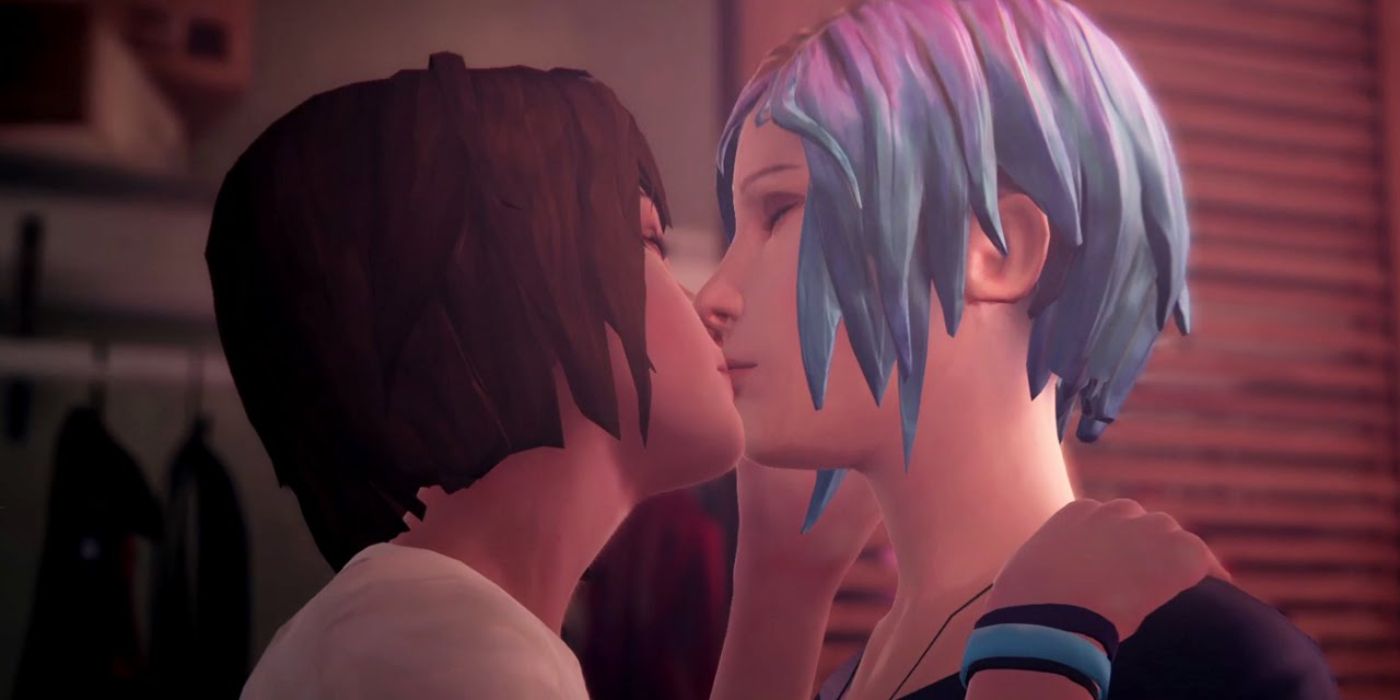 Life Is Strange Screenshot Max and Chloe Kissing