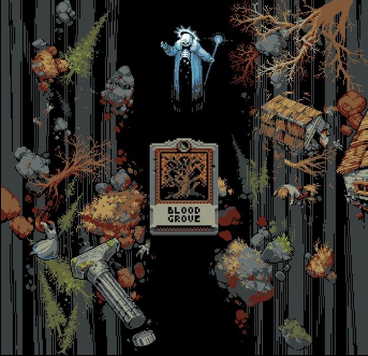 loop hero blood grove card