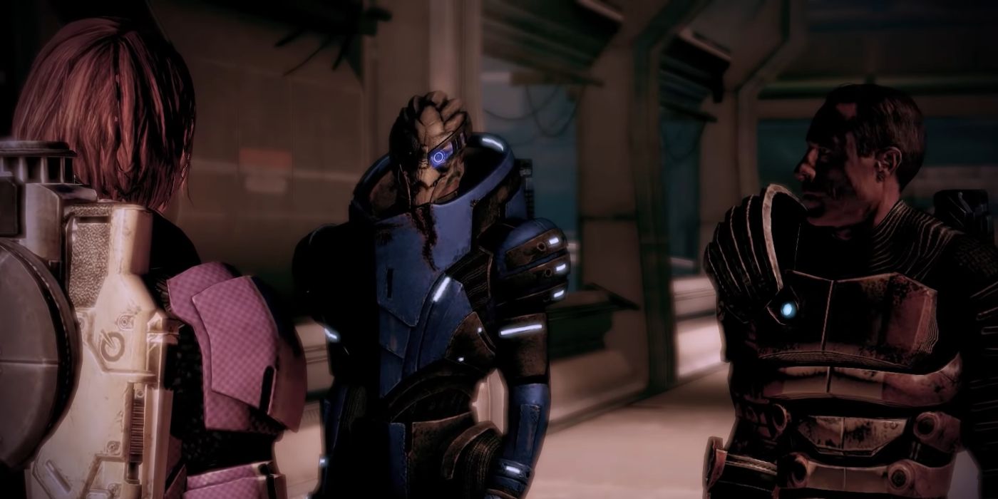 Mass Effect 2 Screenshot Of Garrus Before Entering Plague Zone