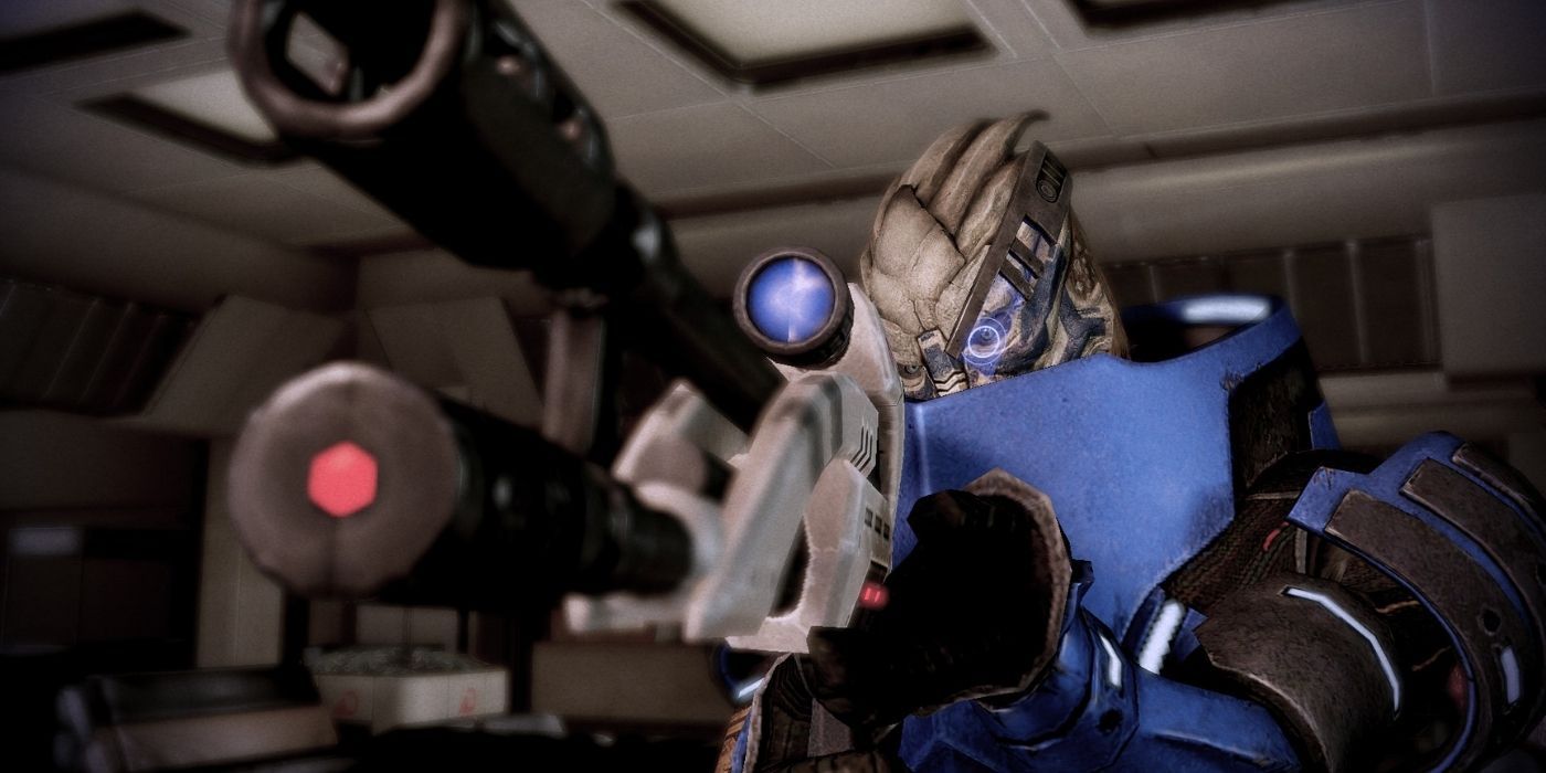 Mass Effect 2 Garrus with Sniper Rifle