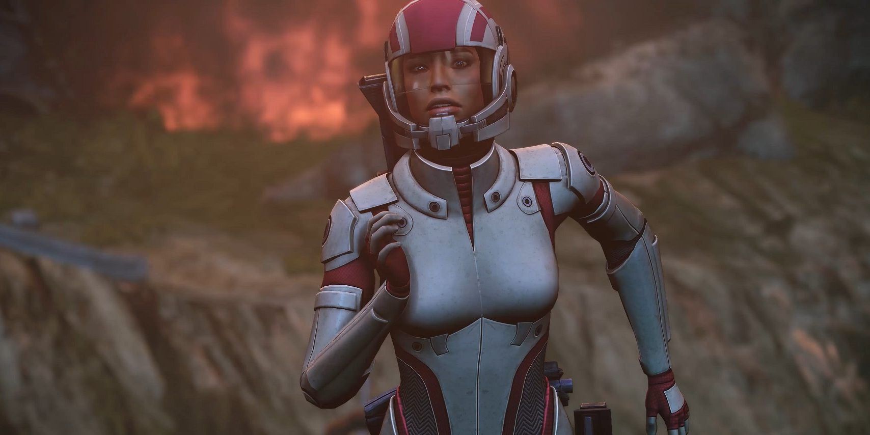 Ashley running in Mass Effect