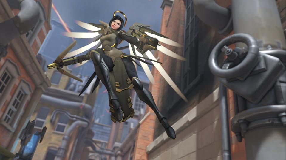 Mercy's Archives skin in Overwatch