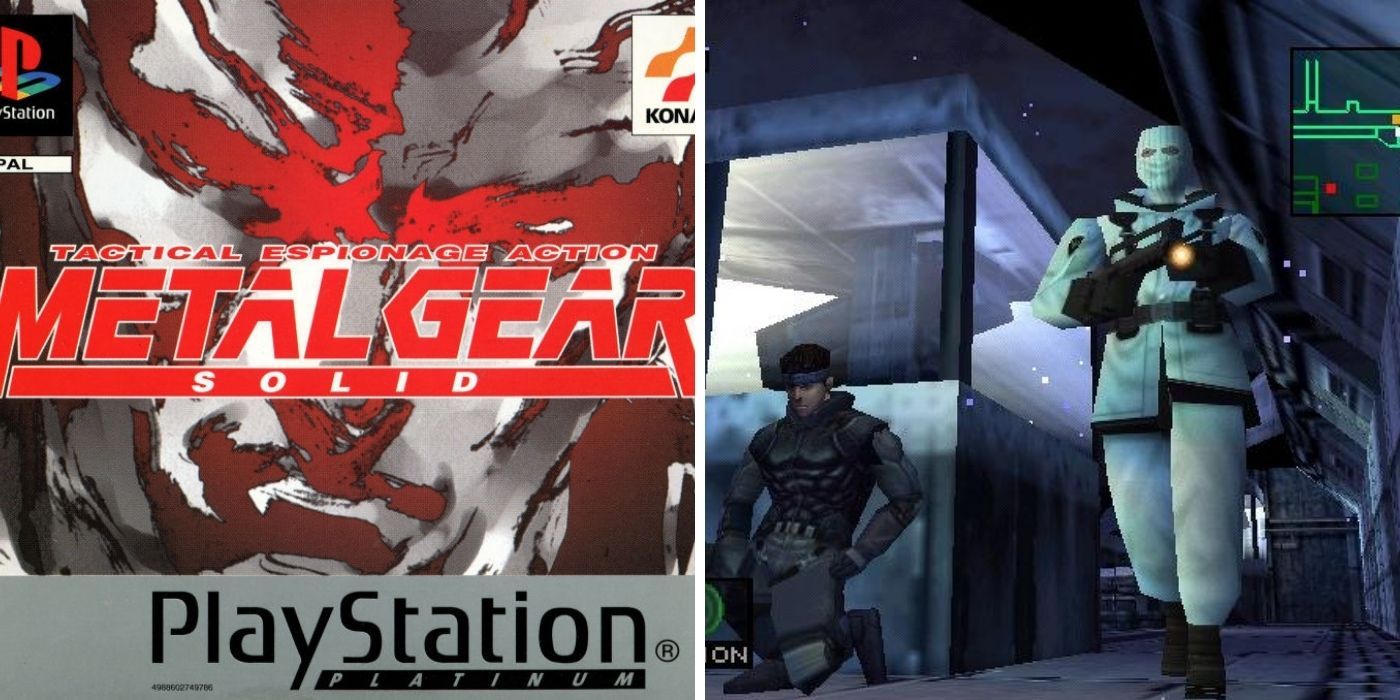 Metal Gear Solid Cover Art and Gameplay