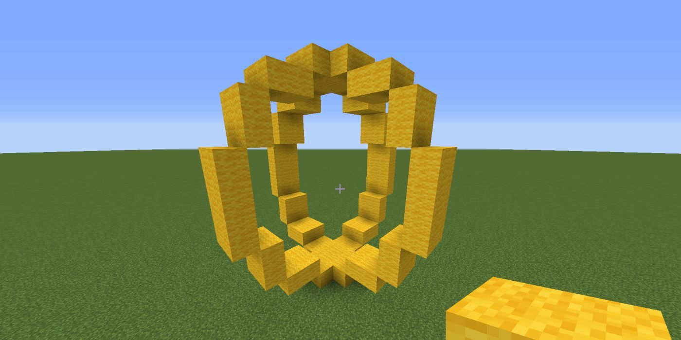 Minecraft Full Sphere Outline