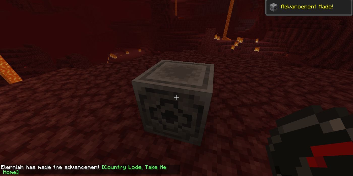 Minecraft Lodestone Advancement
