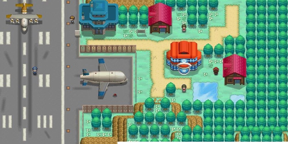 Mistralton City as it appears in Pokemon Black & White