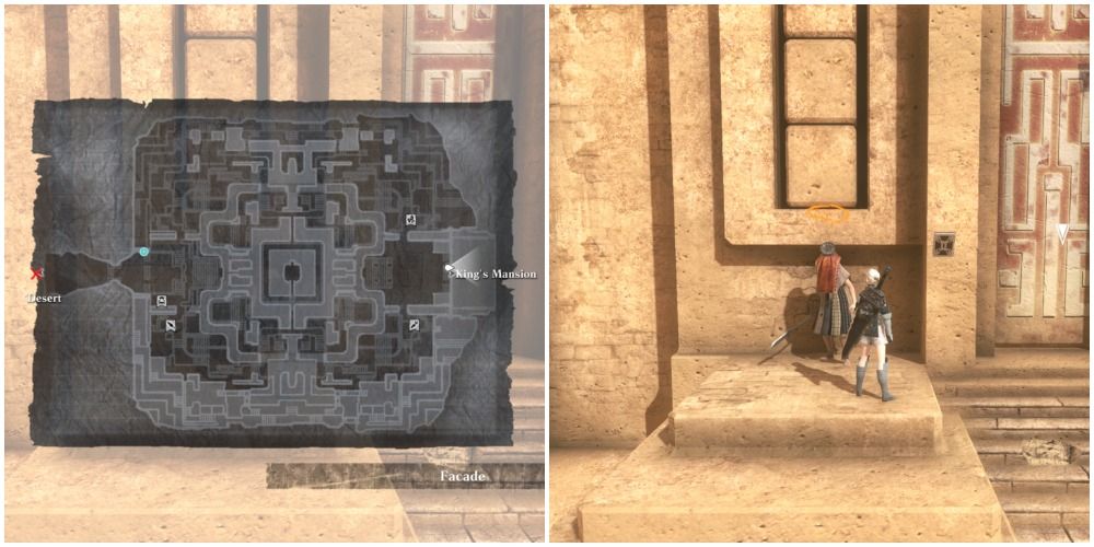 Nier Replicant Tangled Message he who protects the king's left