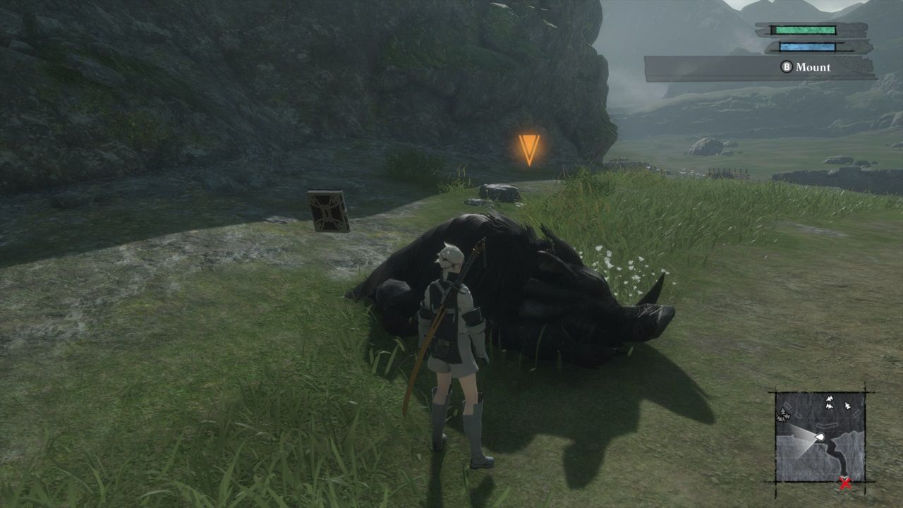 Nier Replicant boar mount