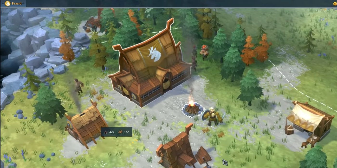 Northgard - A Viking fantasy RTS game - collecting resources