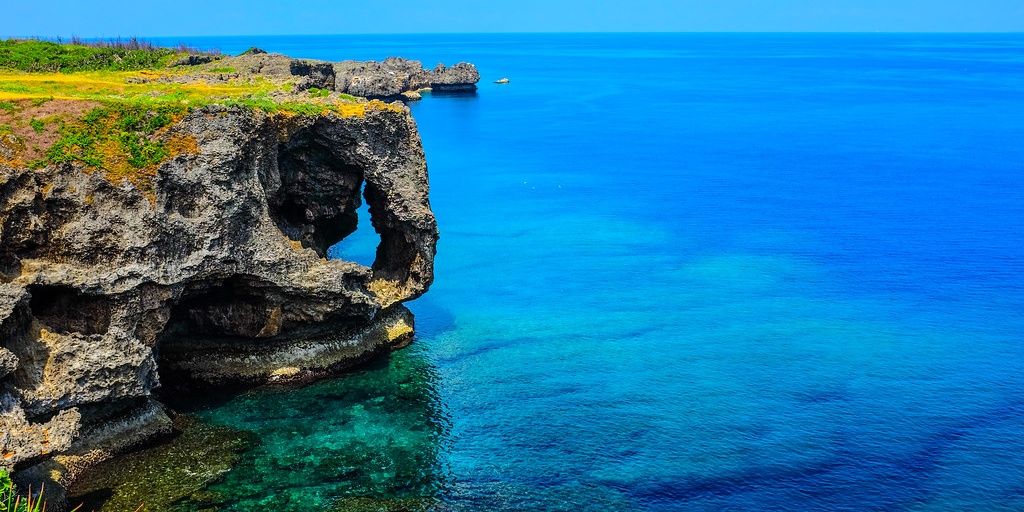 A cape in Okinawa, Japan, which Ever Grande City in Pokemon may be based on