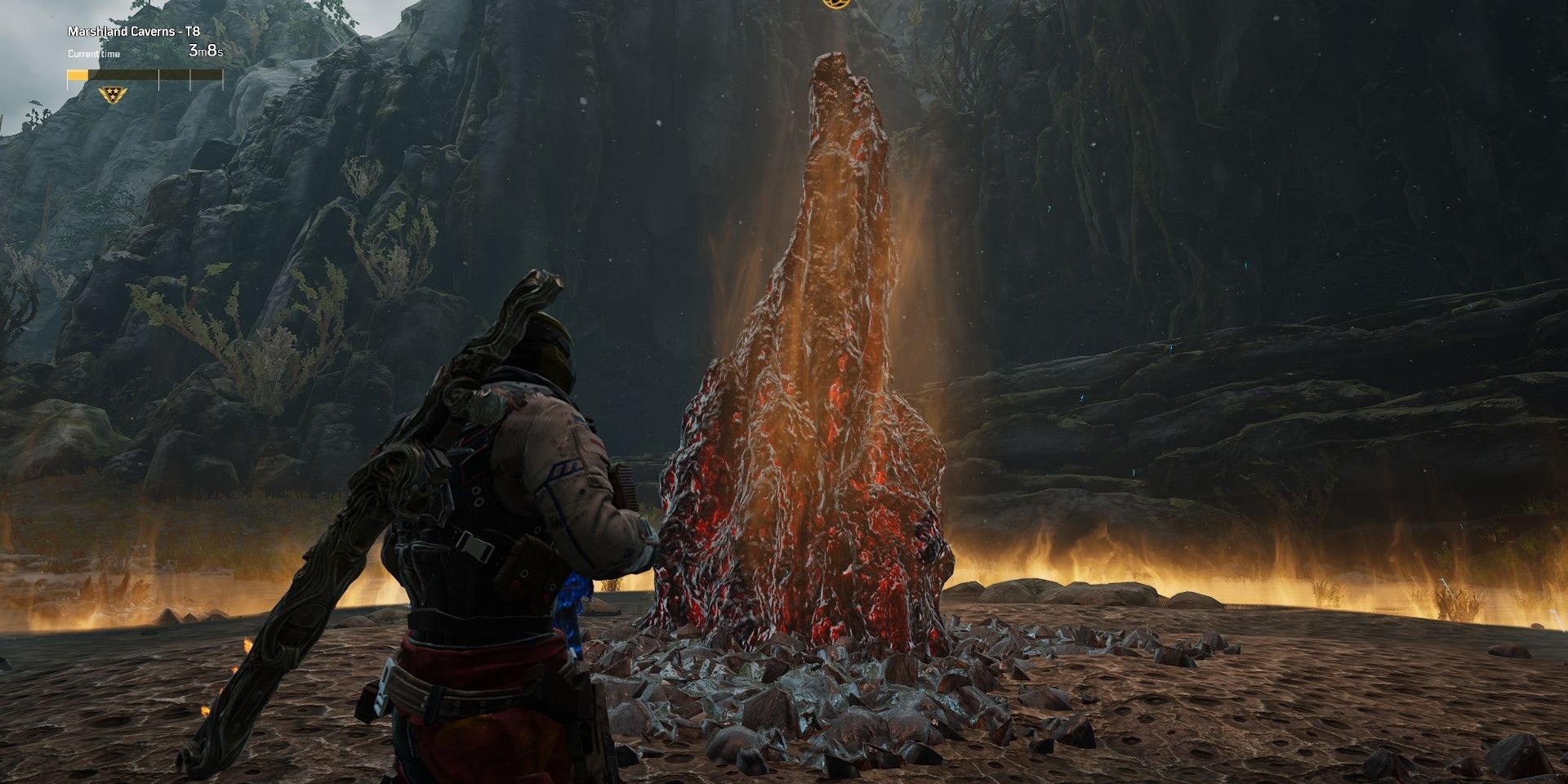 Outriders Marshland Caverns Expedition Obelisk