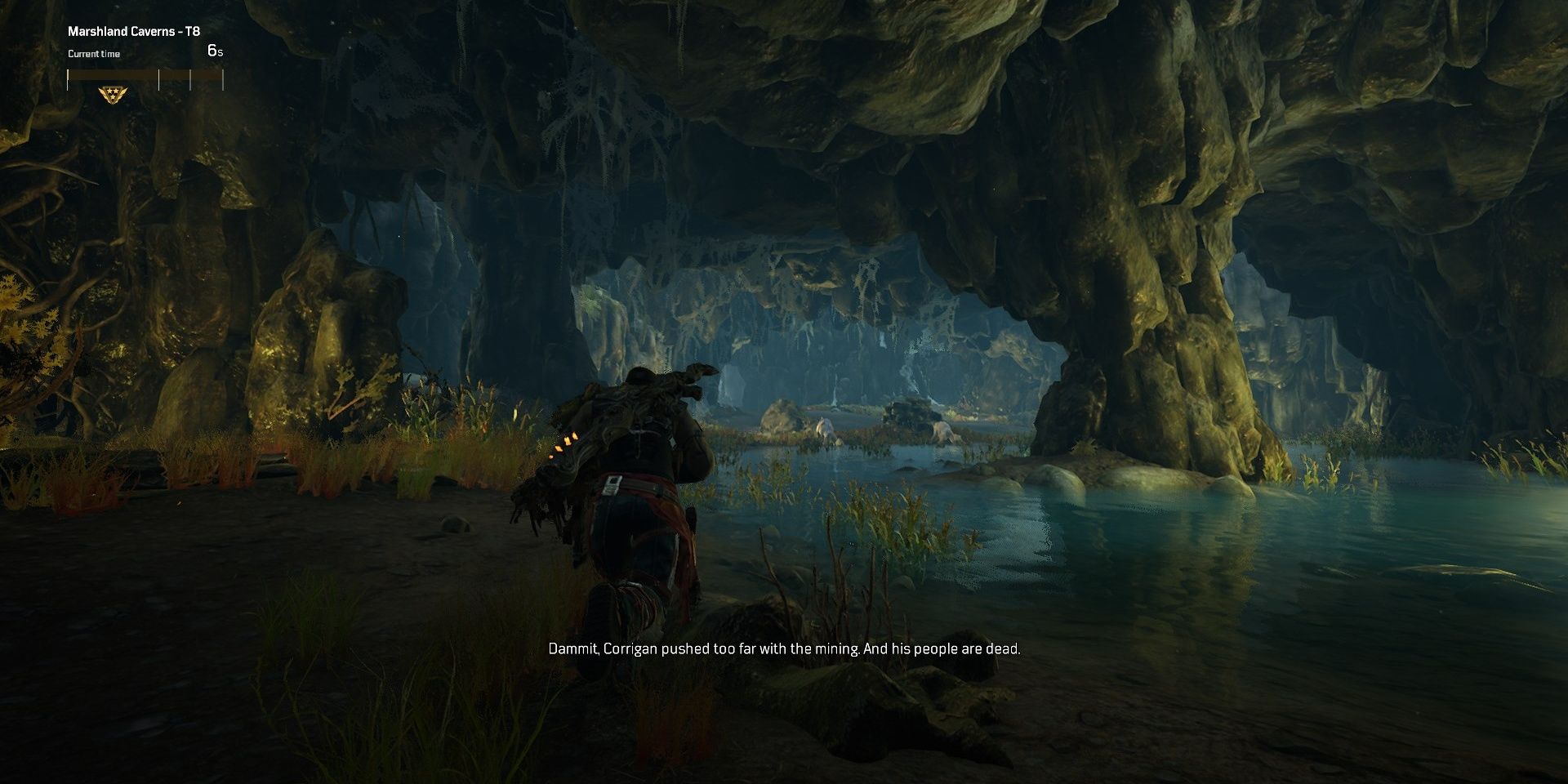 Outriders Marshland Caverns Expedition Opening Arena