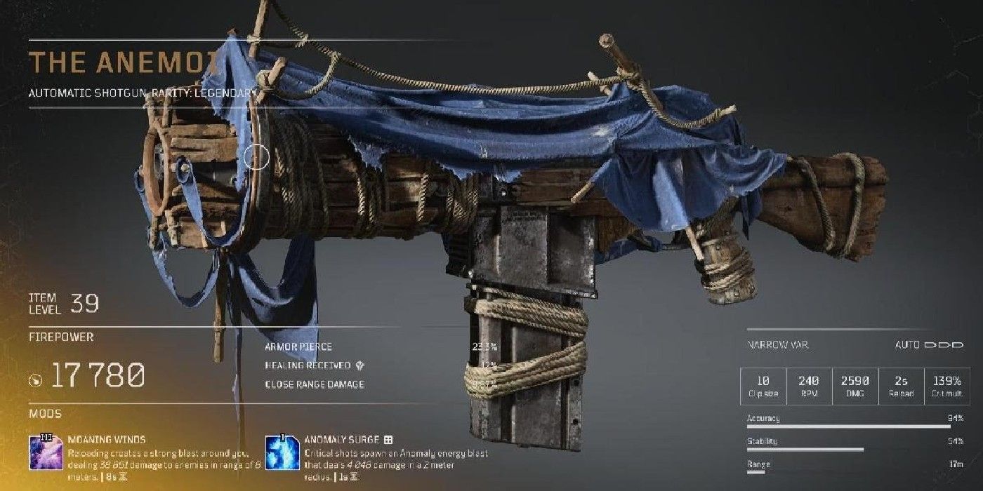 outriders the anemoi legendary