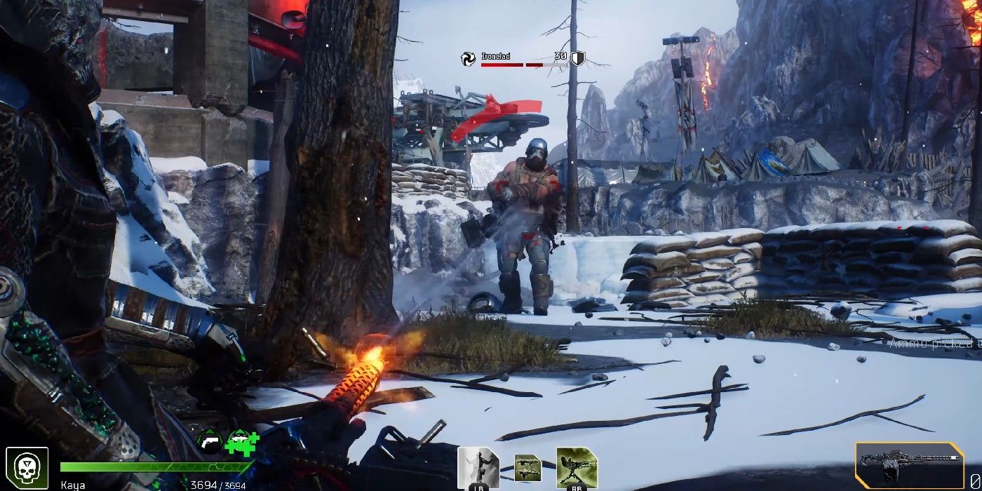 outriders technomancer minigun