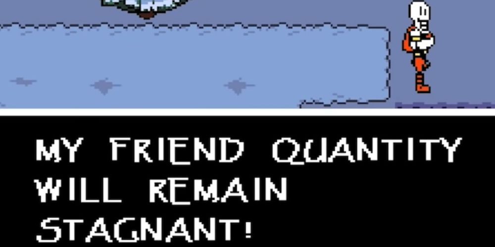 Papyrus Dialogue From Undertale That Doesn't Have An Asterisk