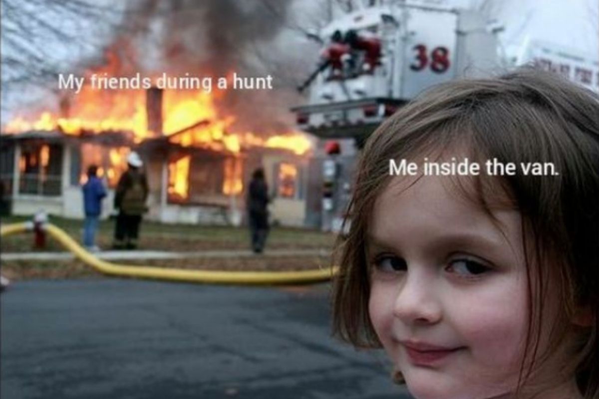 Phasmophobia House Fire Girl Hiding In Van Meme