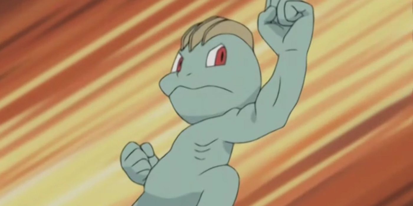 Pokemon fighting Worst Machop