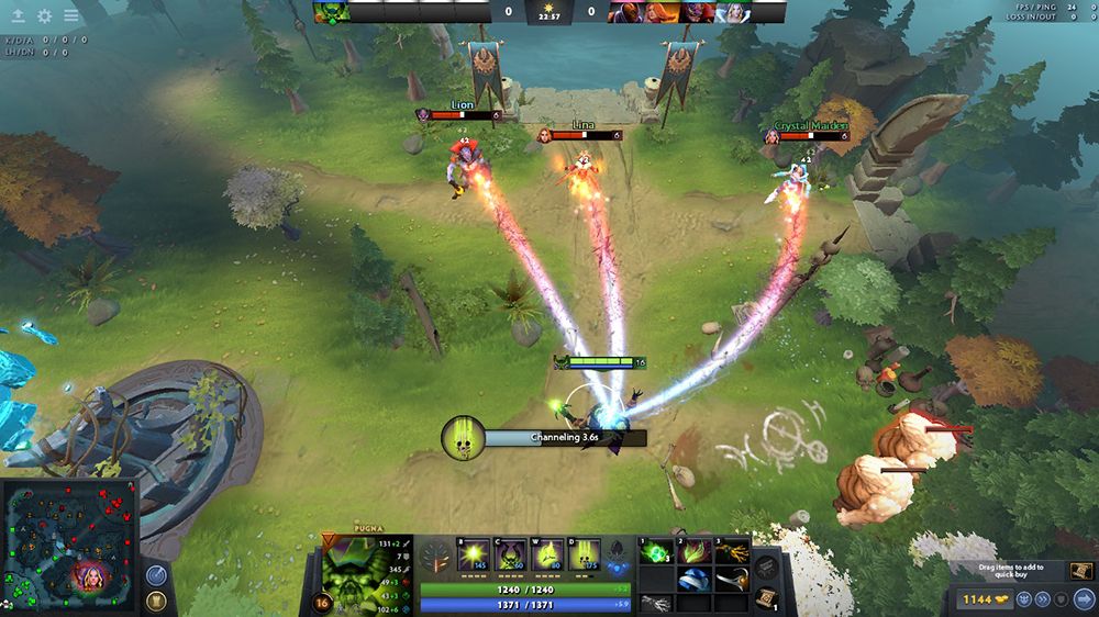Pugna Life Drain Aghanim's Shard