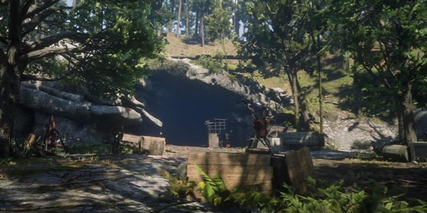 Beaver Hollow and its cave when the gang first comes across it