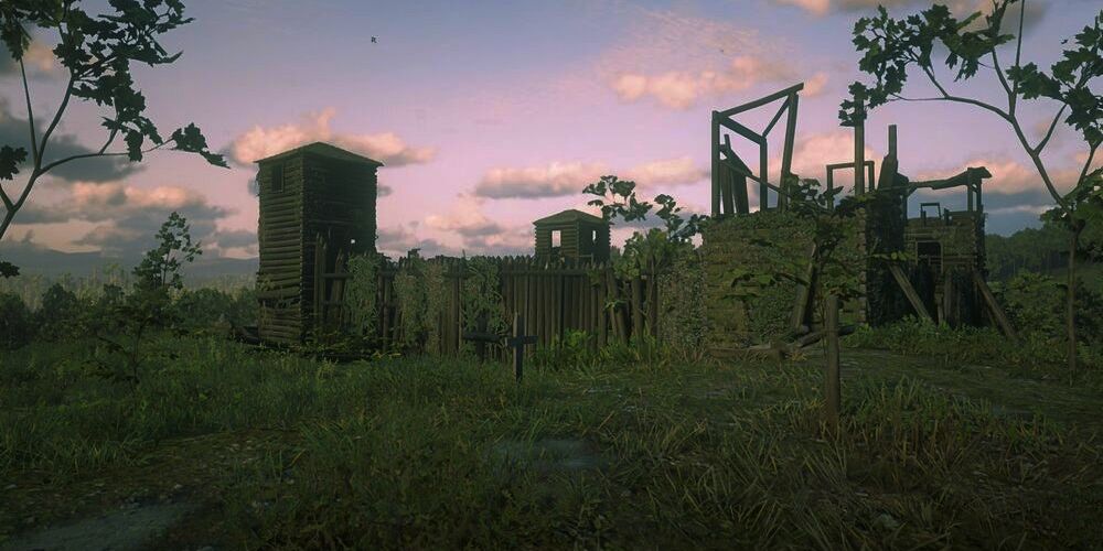 A view of Fort Brennand in New Hanover.