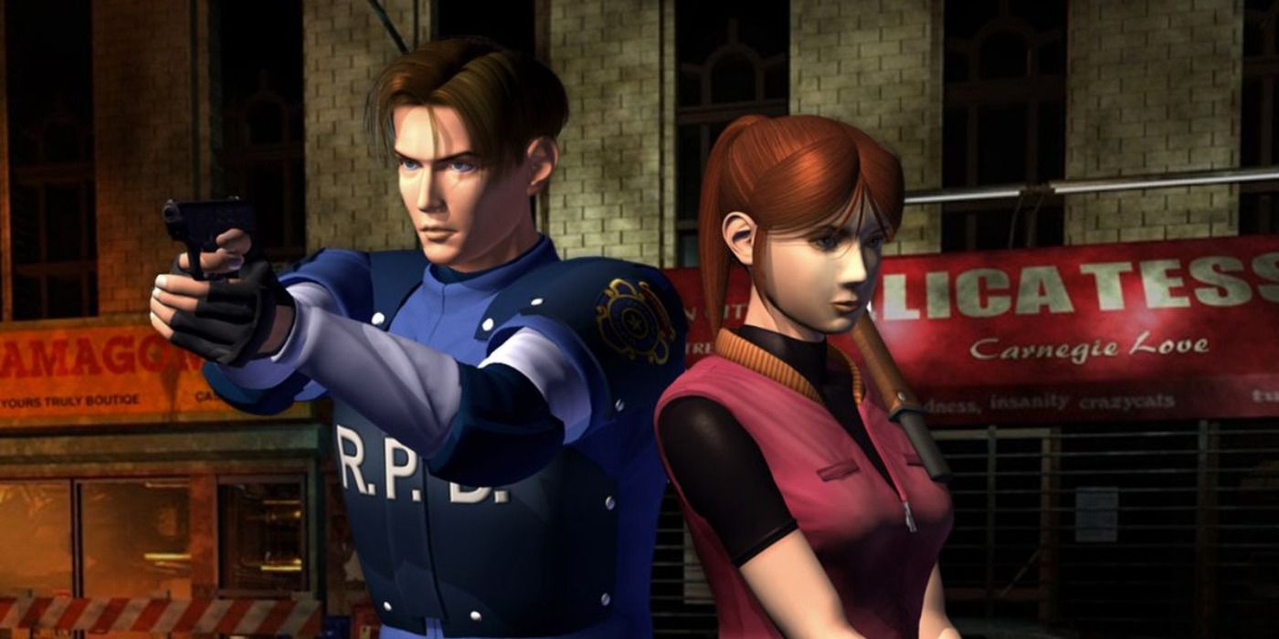 Resident Evil 2 featuring Leon Kennedy and Claire Redfield
