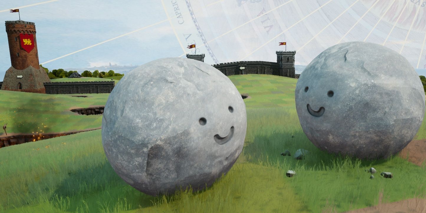 Rock of Ages Boulders with Smiley Faces